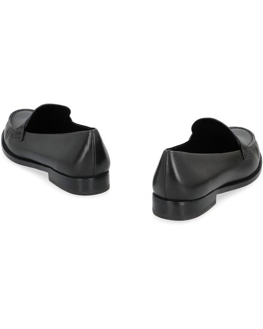 Tory Burch Black Leather Moccasins