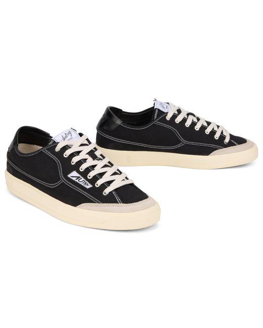 Autry Black Low Top Sneakers for men