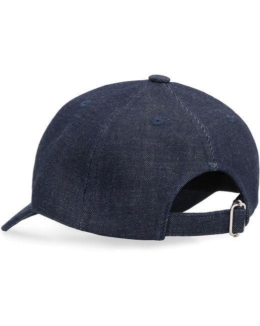 Cappello da baseball Eden con logo di A.P.C. in Blue da Uomo
