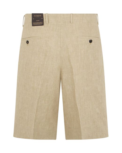 Slowear Natural Shorts for men