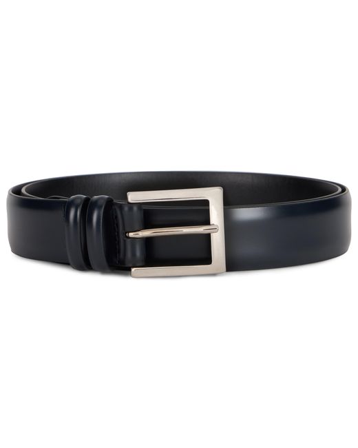 Orciani Black Brushed Leather Belt for men