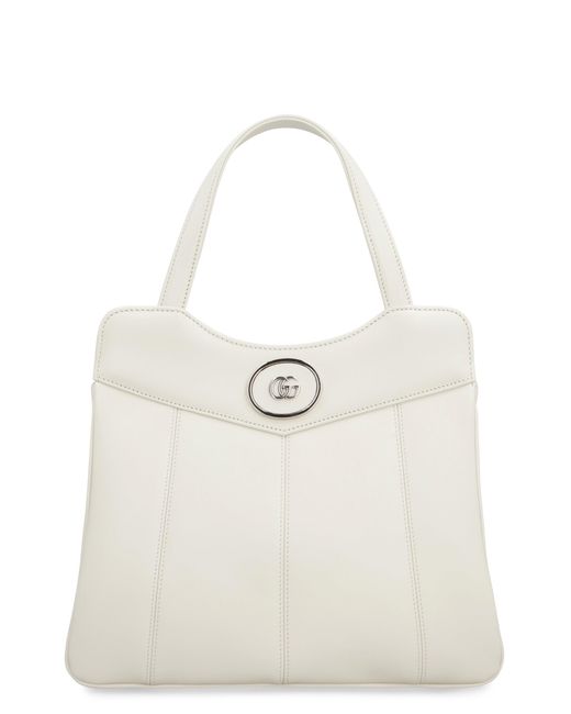 Gucci Natural Chic Quilted Calfskin Mini Tote With Chain Strap