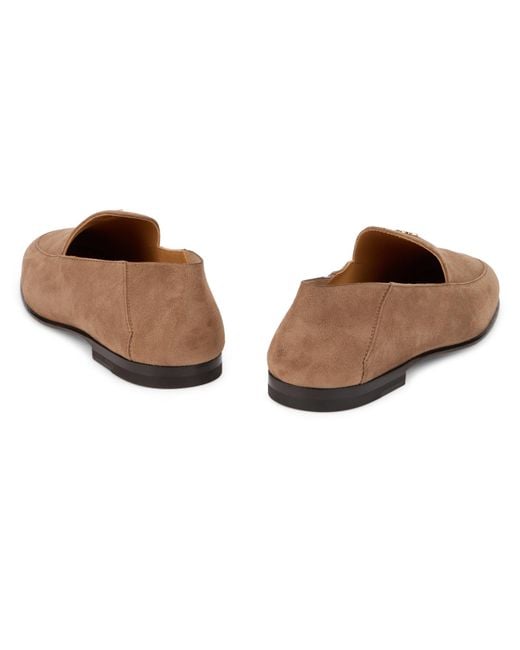 Tod's Brown Suede Moccasins
