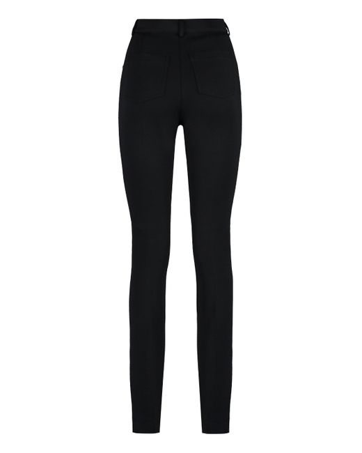 Sportmax Black Teti Virgin Wool Trousers