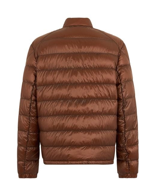 Moncler Brown Short Jacket Lyco for men