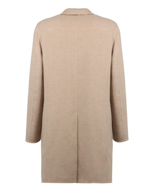 Etro Natural Single-Breasted Reversible Coat for men