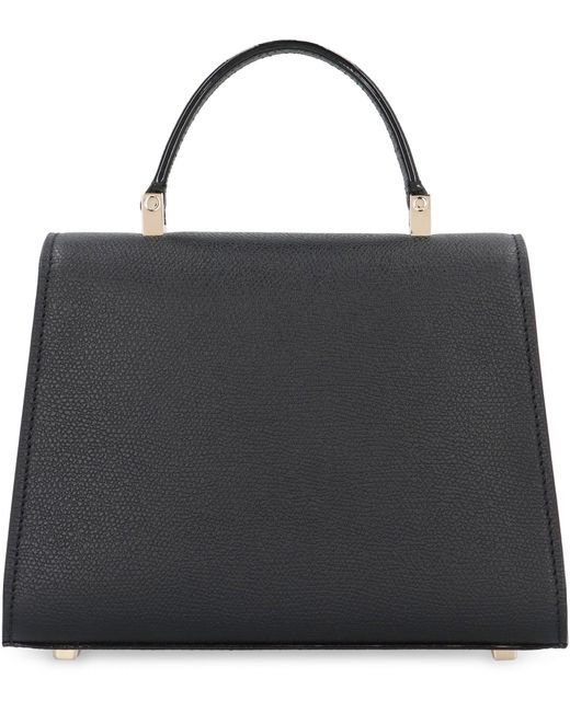 Valextra Black Iside Micro Handbag