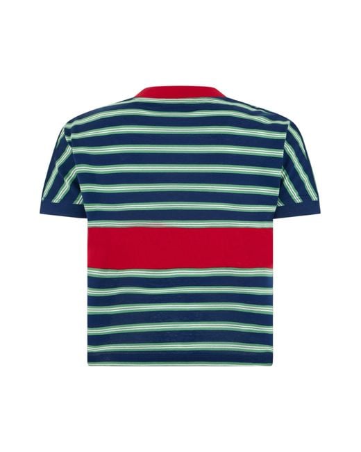 Versace Red Striped T-Shirt