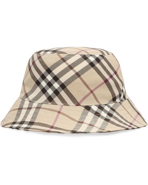 Cappello da pescatore di Burberry in Natural da Uomo