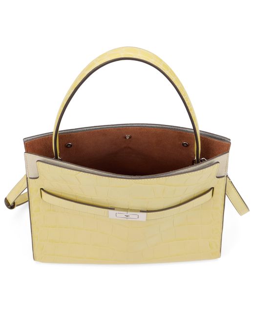 Tory Burch Metallic Bag Lee Radziwill With Relief