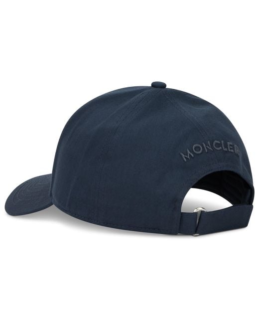Moncler Blue Hat With Visor for men