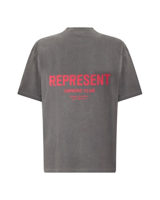Represent Gray Shaded T-Shirt for men