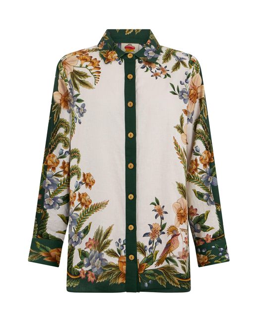 Farm Rio Multicolor Shirt With Floral Print