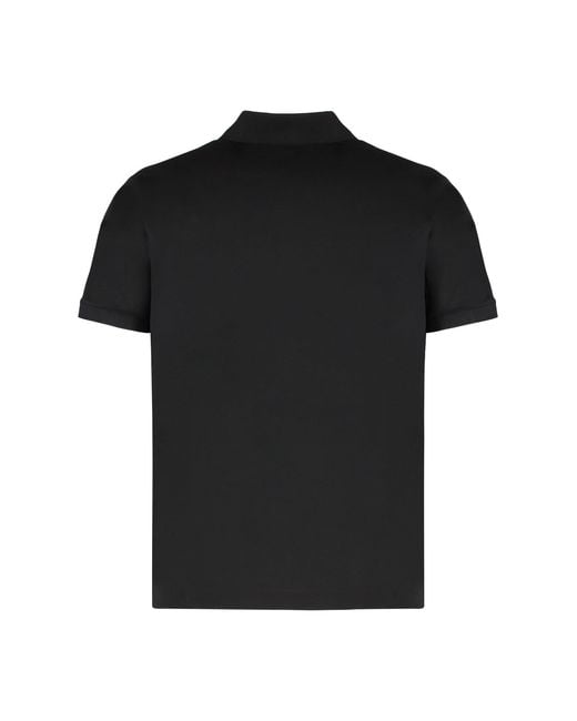 Paul & Shark Black Solid Shirt Collar Polo for men
