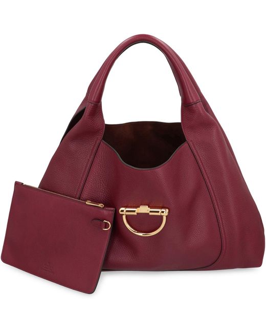 Gucci Red Softbit Shoulder Bag