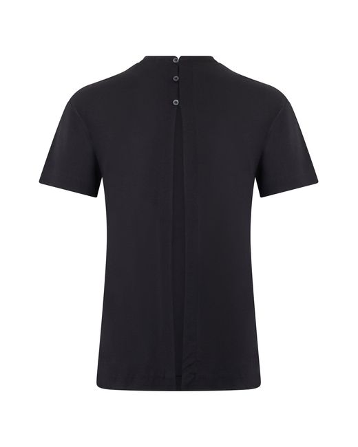Jacquemus Black T-Shirt With Buttons