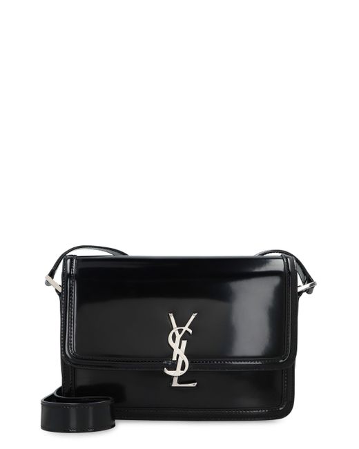 Saint Laurent Black Leather Messenger Bag For for men