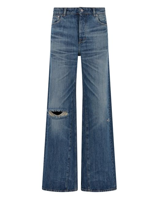 Our Legacy Blue Vast Cut Road Worn Rope Twill