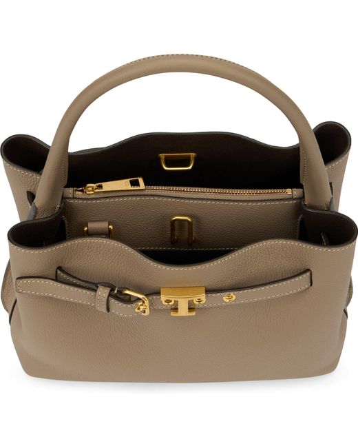 Tod's Brown Mini Handheld Bag