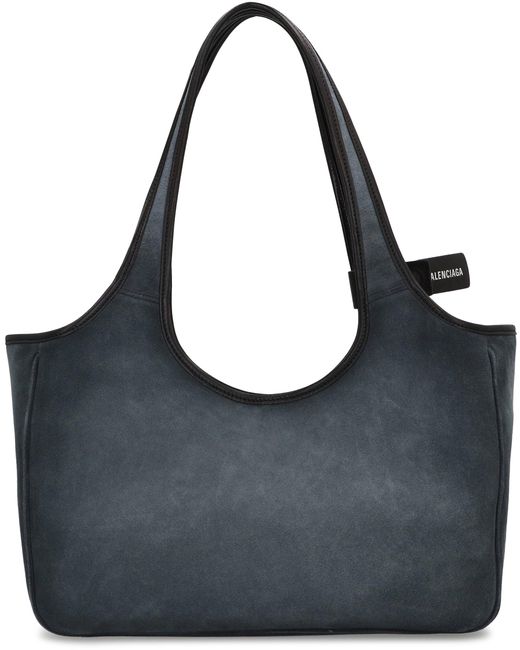 Balenciaga Black Tote Bag Laundrette East-West