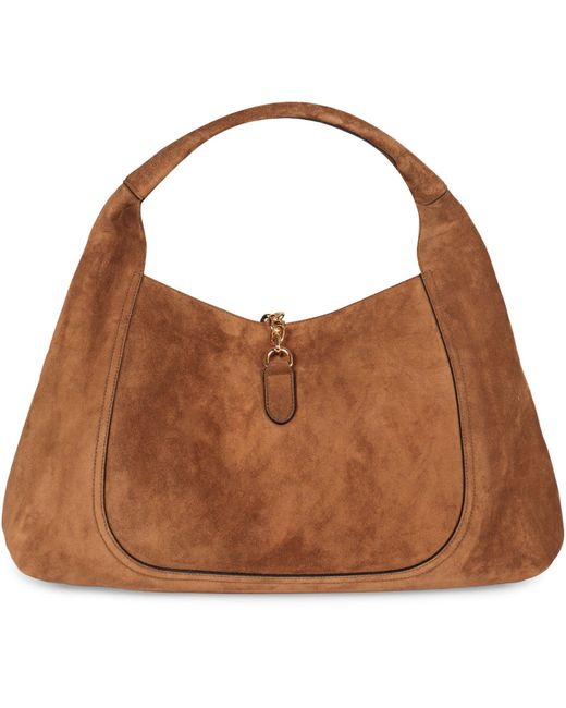 Gucci Brown Softbit Maxi Shoulder Bag