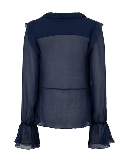 Alberta Ferretti Blue Blouse