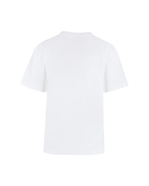 Alexander Wang White Cotton Crew-Neck T-Shirt