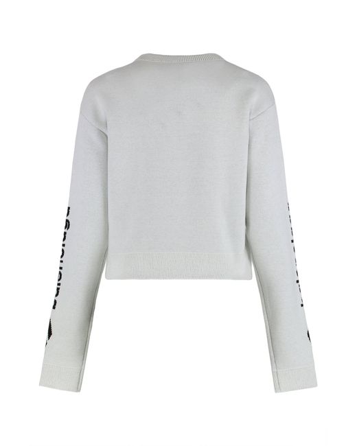 Balenciaga Gray Crew Neck Sweater