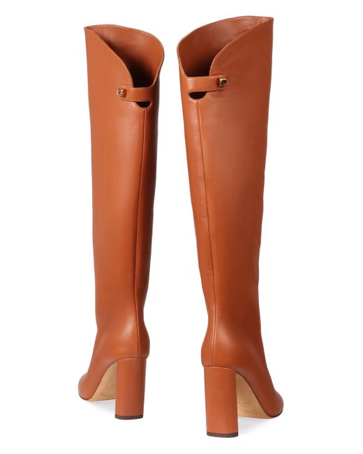 Maison Skorpios Brown Adriana Leather Boots