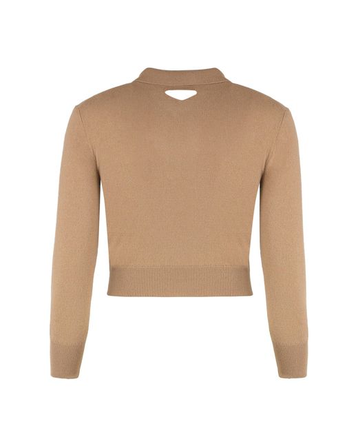 Pullover in cachemire di Prada in White