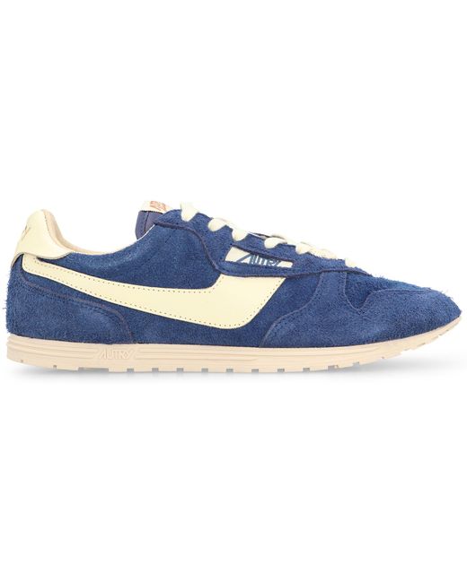 Autry Blue Windspin Low-Top Sneakers for men