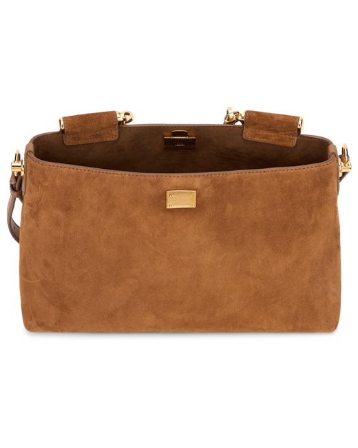 Dolce & Gabbana Brown Bag With Handle And Shoulder Strap