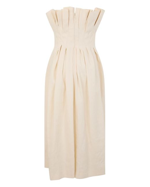 Khaite Natural Long Dress Without Straps