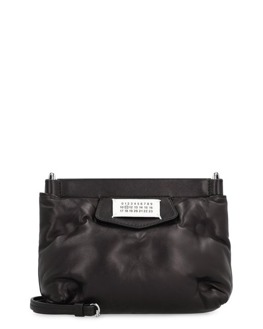 Maison Margiela Black Glam Slam Leather Clutch
