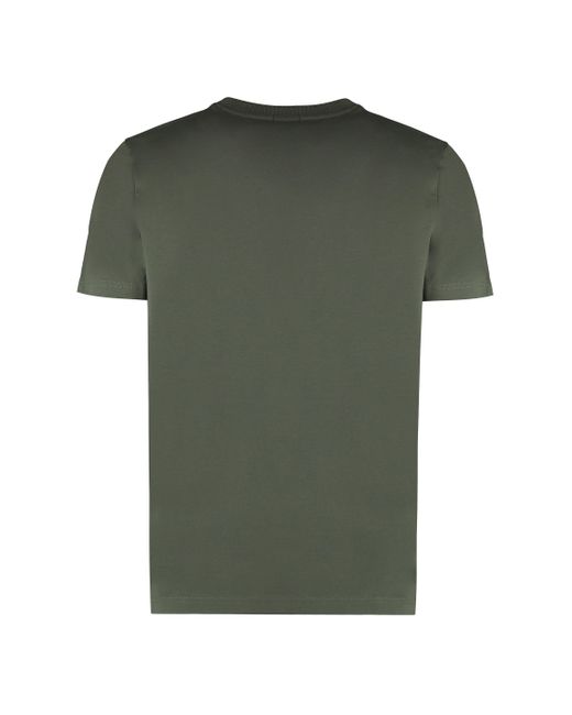 Boss Green Cotton Crew-neck T-shirt for men