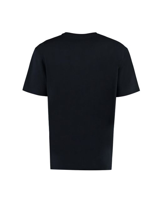 T-shirt girocollo in cotone di Boss in Black da Uomo