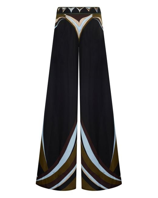 Emilio Pucci Black Palazzo Pants