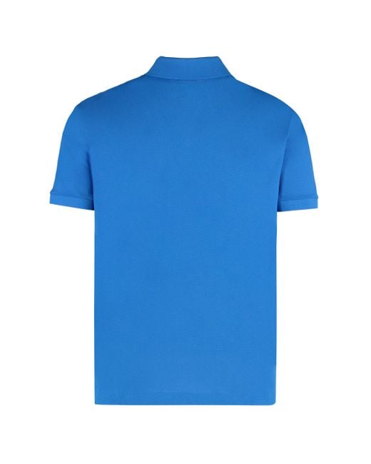 Polo in piquet di cotone di Paul & Shark in Blue da Uomo
