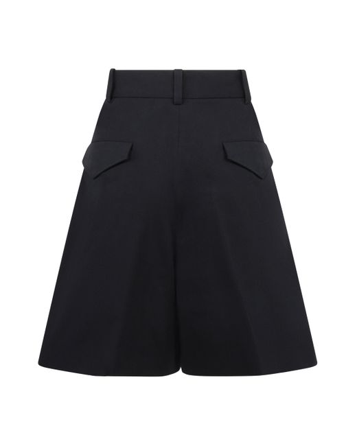 Bermuda in cotone di Jil Sander in Black