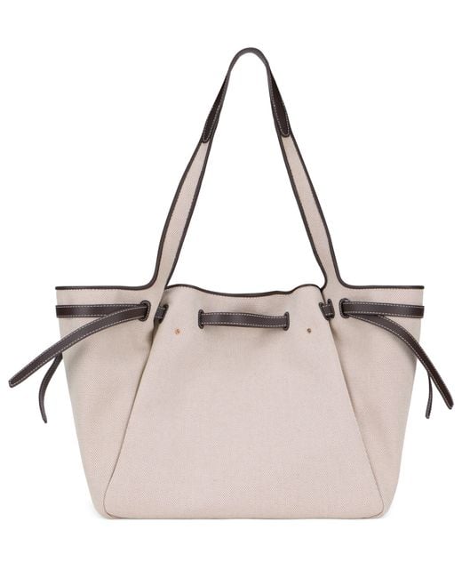 Tory Burch Pink Romy Canvas Tote Bag