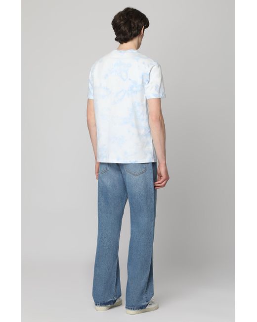 T-shirt girocollo in cotone di Ralph Lauren in Blue da Uomo