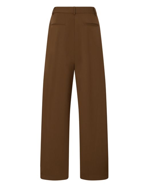 GIUSEPPE DI MORABITO Brown Wool Pants