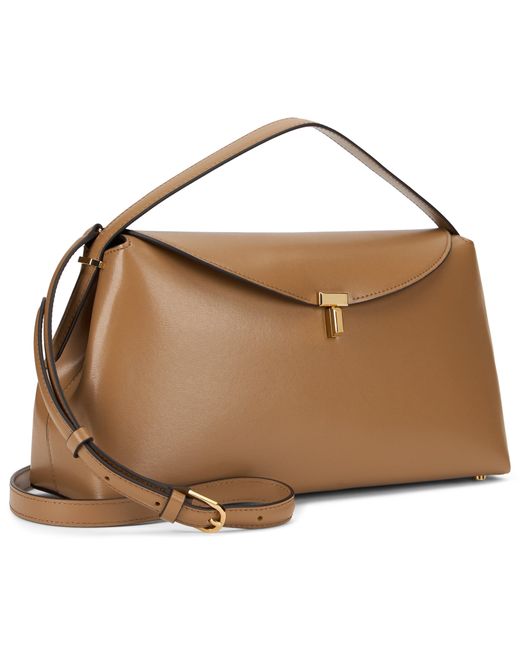 Totême  Brown T-Lock Handbag