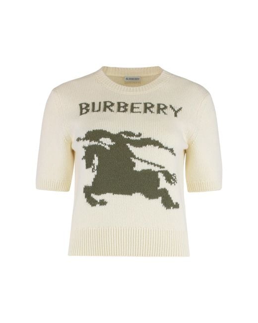 Burberry White Sweater