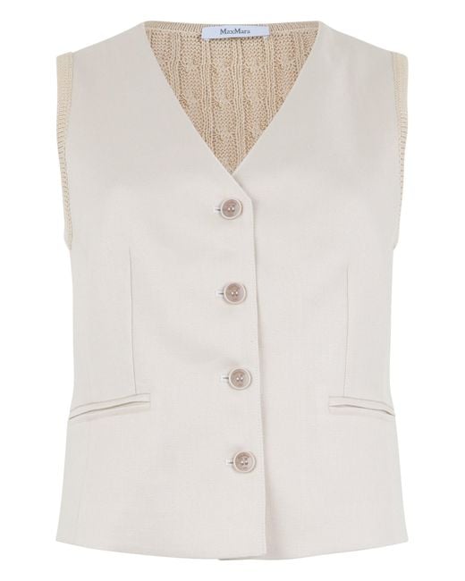 Max Mara Multicolor Gilet Calibri