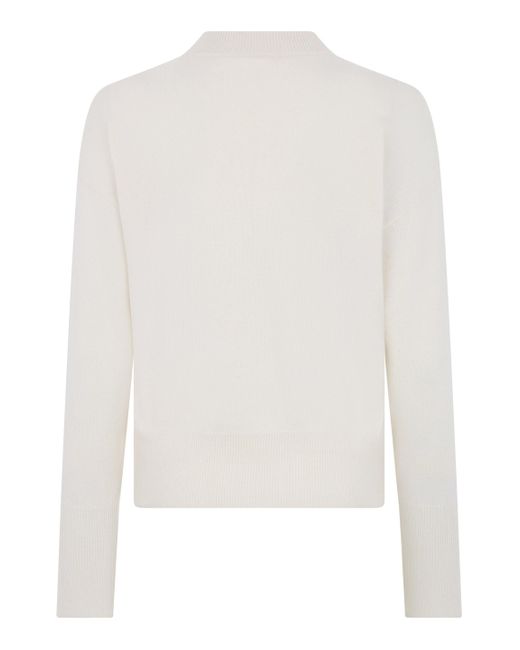 Pullover in cotone di Peserico in White