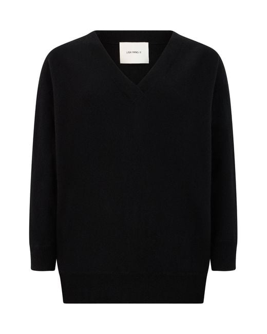 Lisa Yang Black Sweater With V-Neck