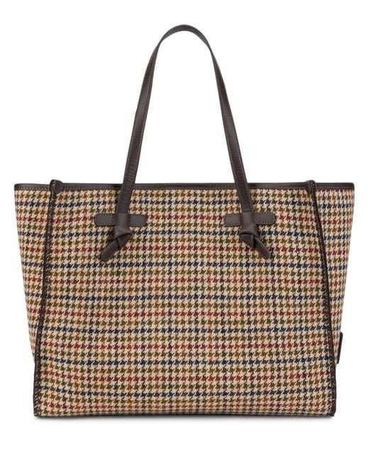 Gianni Chiarini Brown Tote Bag With Pouch