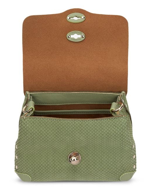 Zanellato Green Postina Amoretto Handbag