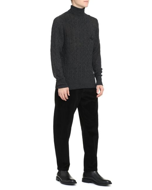 Etro Black Sweater for men